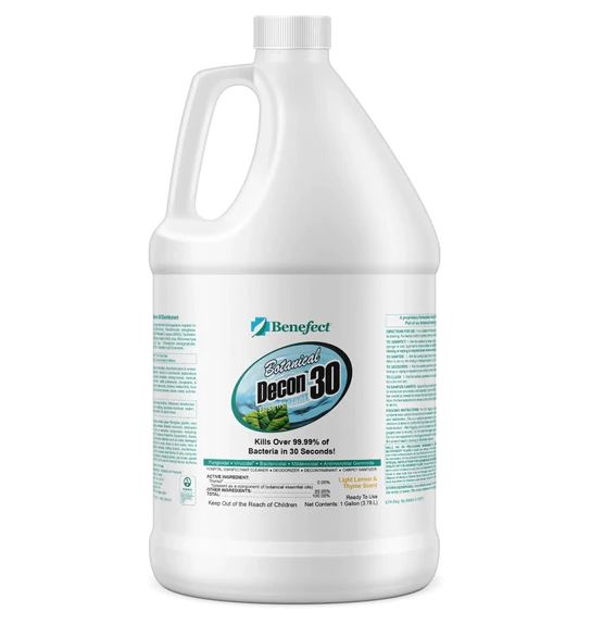 Product 20476: Botanical Disinfectant  Benefect Decon 30, 1 Gallon 