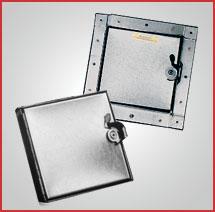 Ductmate 10&quot; x 10&quot; Square
Framed Access Door, Hinge &amp;
Cam, Press-On Frame,
Galvanized