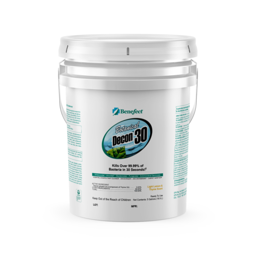 Product 20276: Botanical Disinfectant  Benefect Decon 30, 5 Gallon