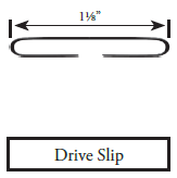 Ductmate Drive Slip, 10&#39; Length, Galvanized, 24GA